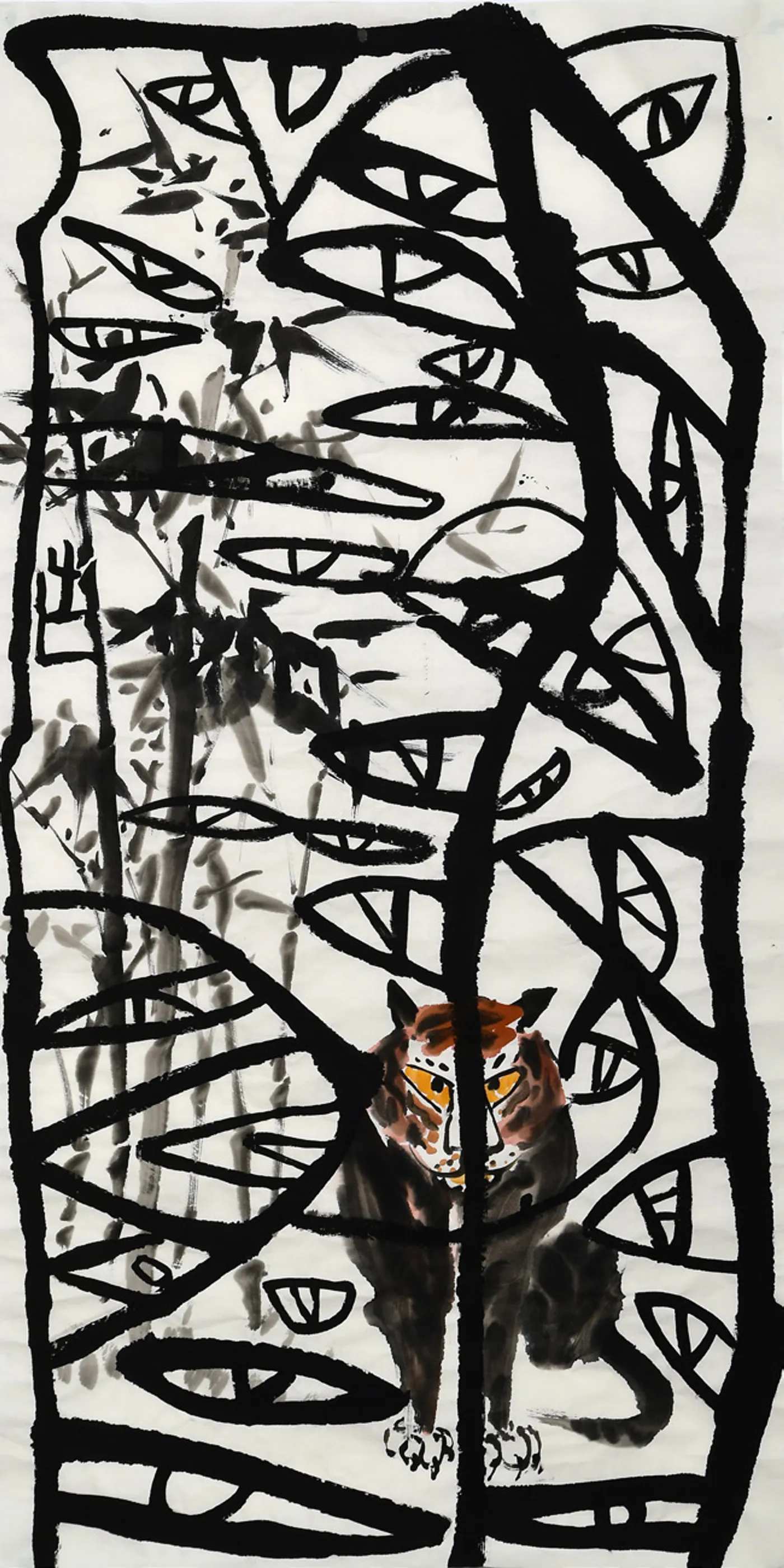 The Tiger is Walking on the Neptune