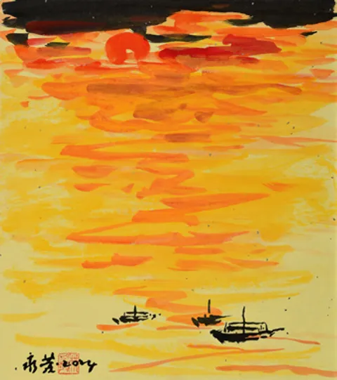 At Tide Sound Cottage, a Morning Boat Welcomes the Rising Sun